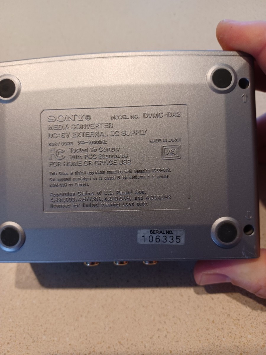 Sony Media Converter DVMC-DA2 Made In Japan Import & DV to