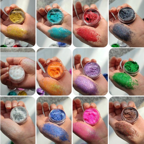 YGQQOY Body Glitter Face & Body Glitter Gel Face Glitter Makeup Hair Glitter ... - Picture 2 of 7