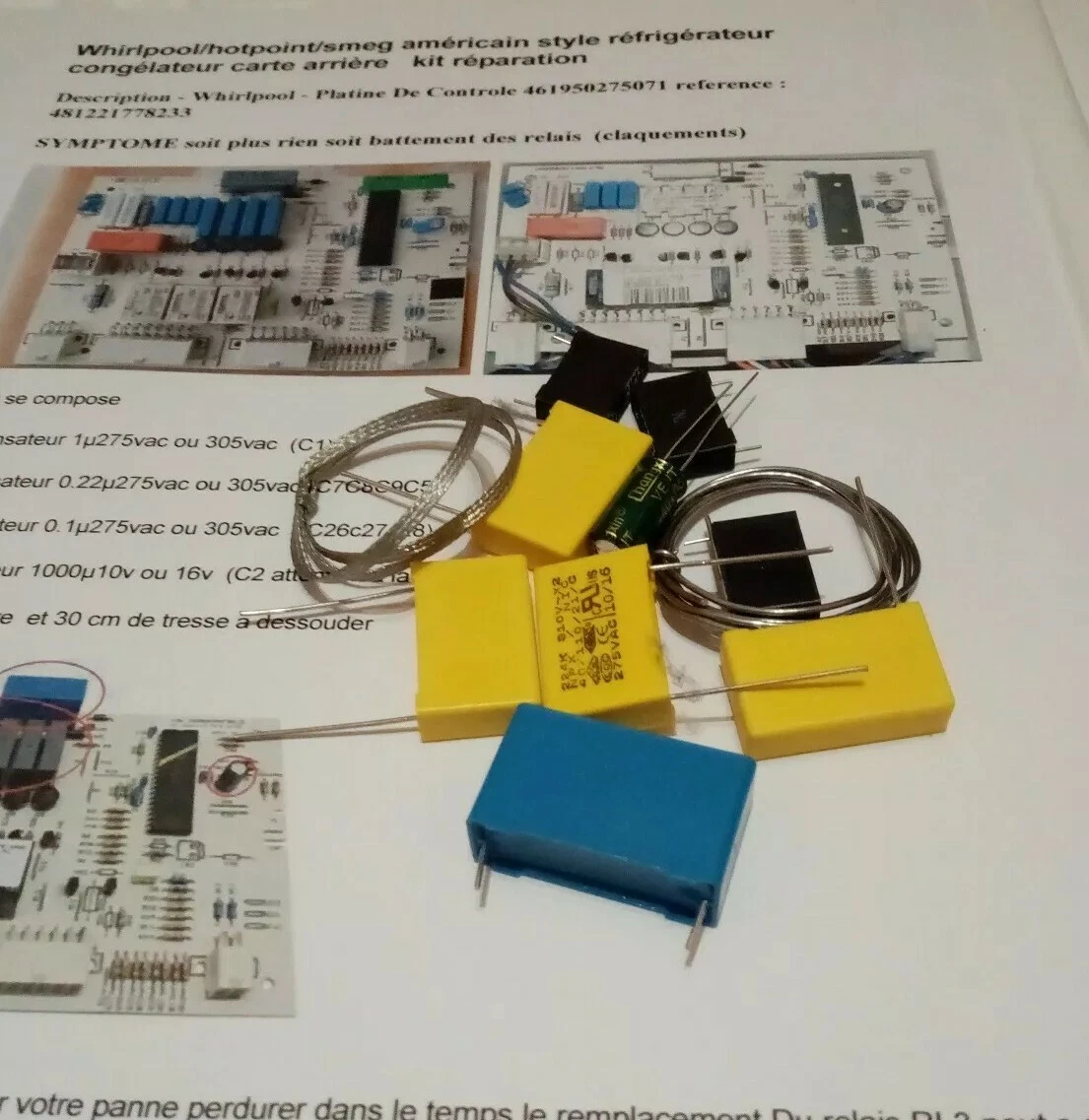 Whirlpool réfrigérateur accessoire
