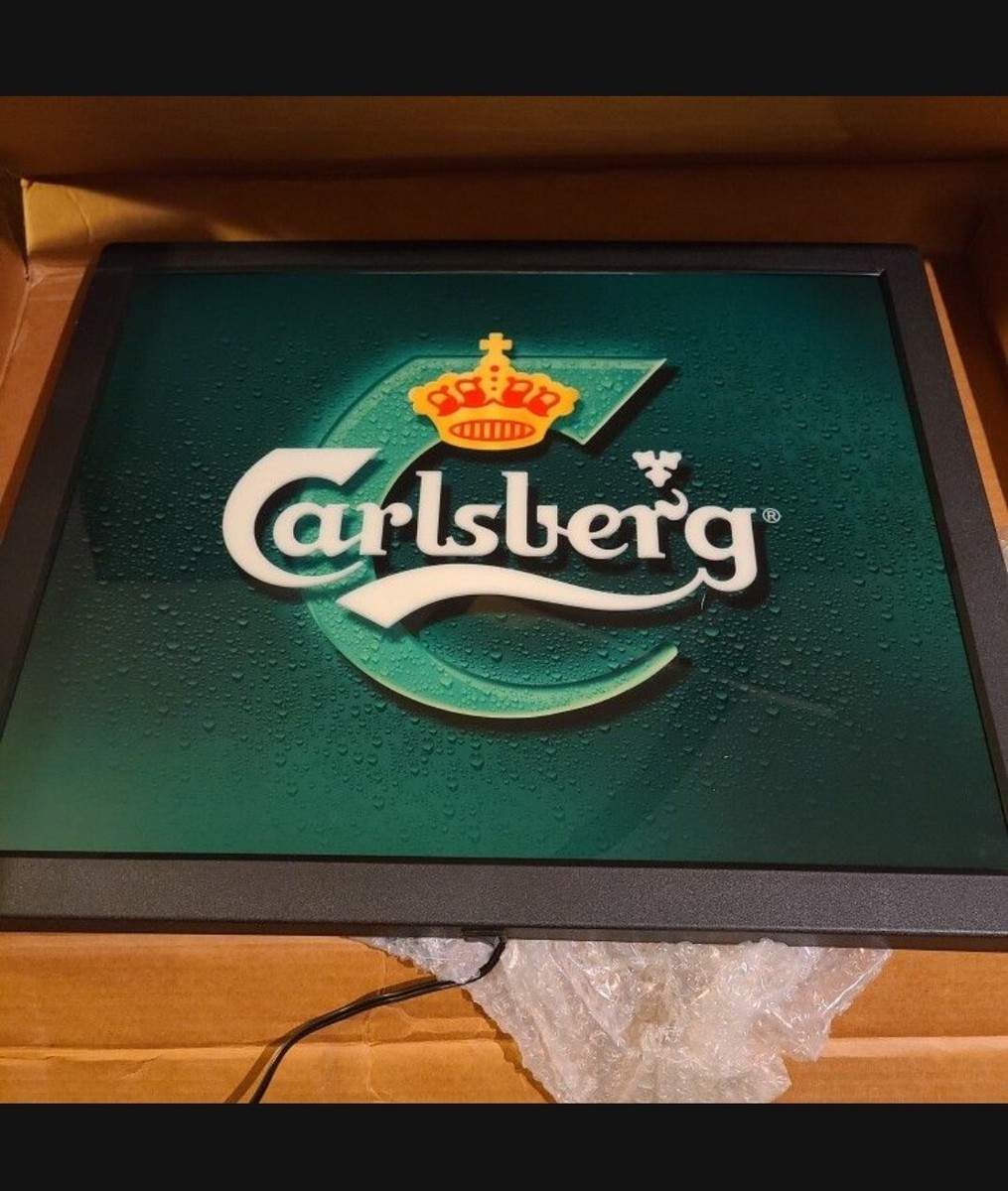 Carlsberg Beer LED Sign Man Cave Breweriana Bar Brewery | eBay