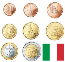 ITALIA  1 CENT - 2 EURO 2002 - 2025 + 2 EURO COMMEMORATIVI - CIRCOLATE