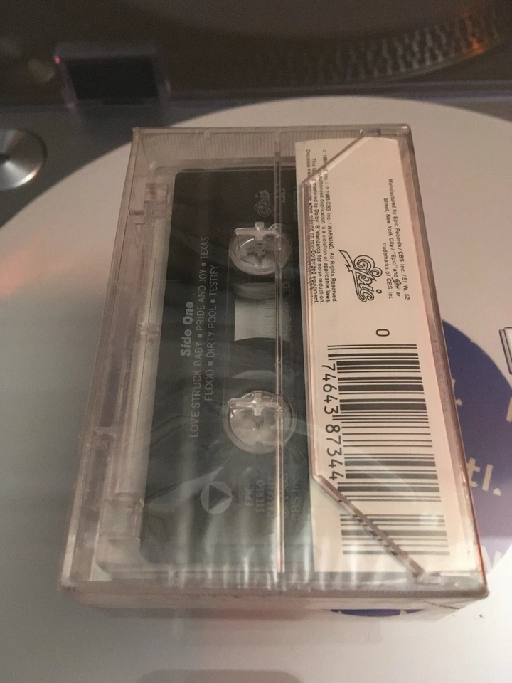 Stevie Ray Vaughn and Double Trouble Texas Flood (Cassette, 1983, Epic) Sealed - Image 3 of 4