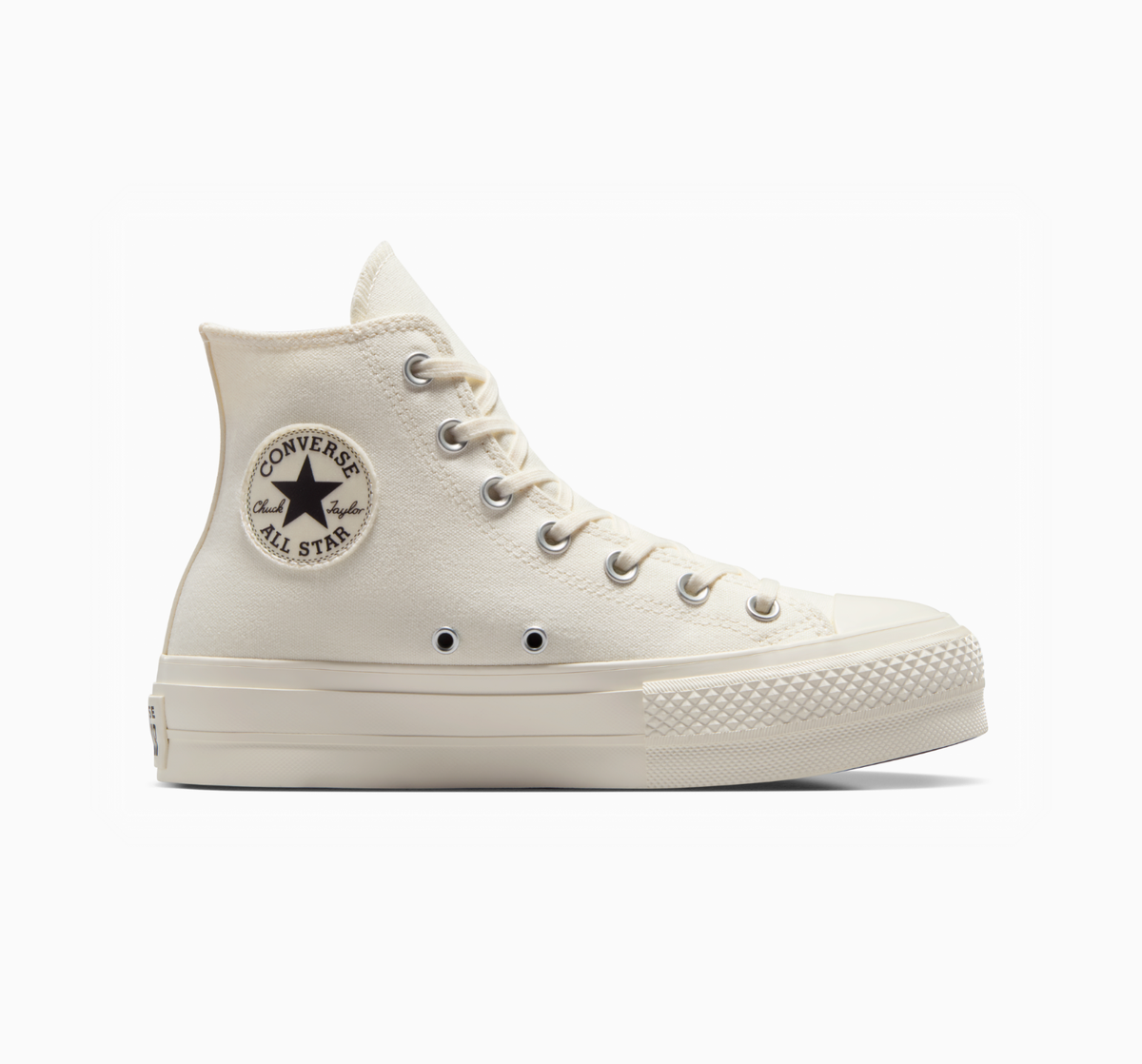 Beige Converse Teddy Fell Converse Chuck Taylor All Star Lift - Main Image
