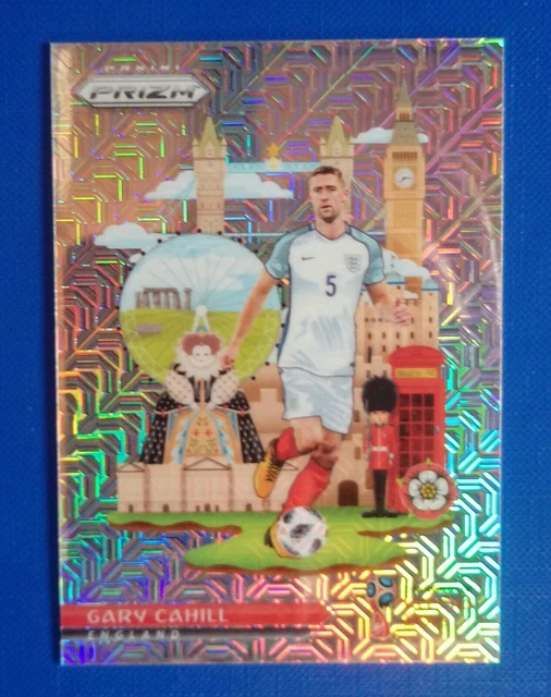 Panini World Cup Prizm 2018 Gary Cahill England Silver Mojo 07/25 NL-08