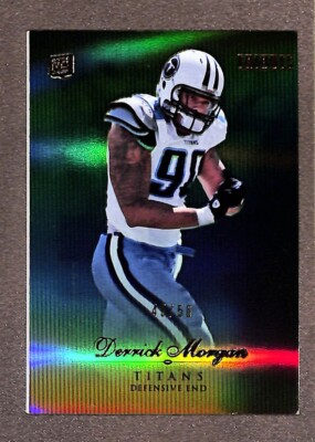 2010 Topps Tribute Green Rainbow #34 Derrick Morgan /50 Rookie