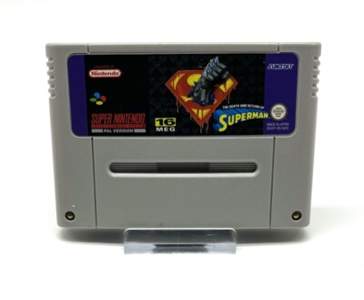 The Death and Return of Superman Modul - Super Nintendo - SNES - Videospiel