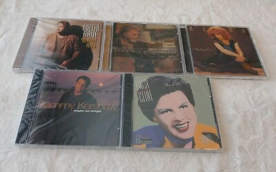 Country 5 CD lot Kenny Roger's Colin Raye Reba McEntire Sammy Kershaw All NEW