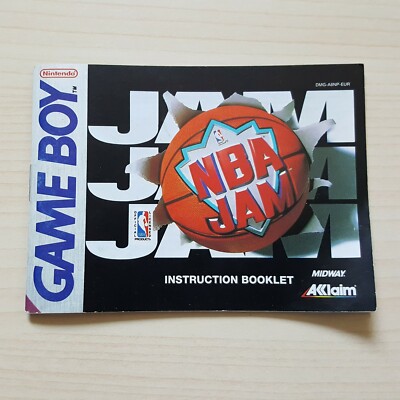 NBA Jam Spielanleitung Anleitung Handbuch Nintendo GameBoy Classic