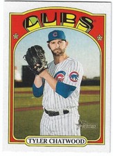 2021 Topps Heritage #218 Tyler Chatwood Chicago Cubs