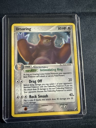 Pokémon TCG Ursaring Unseen Forces Reverse Holo Rare EN 18/115 2005