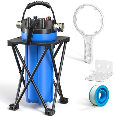 4 Layer RV Water Filter with Stand 7000 Gallons Capacity