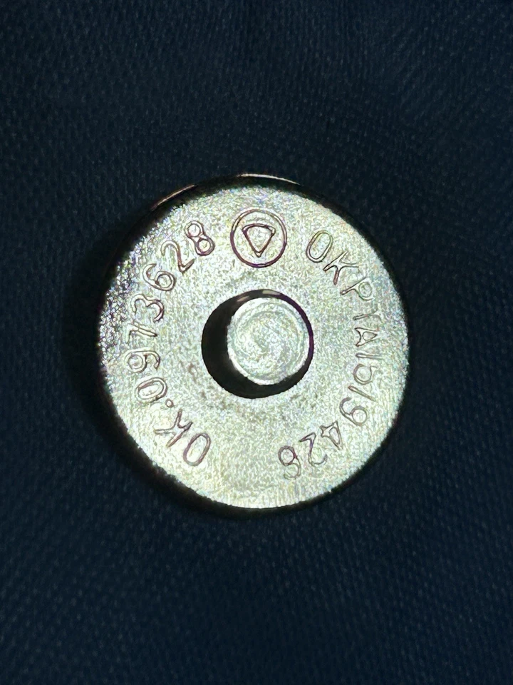 Bolso de hombro acolchado de algodón cachemir azul sin marca para mujer con cierre de cremallera nuevo sin etiquetas Foto 4 de 4