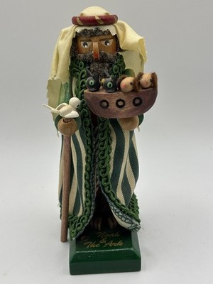 Steinbach Mini Nutcracker NOAH AND THE ARK  5.5'' LIMITED EDITION Wood Box