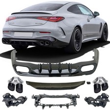 ? HECKDIFFUSOR + AUSPUFFBLENDEN SCHWARZ FÜR MERCEDES CLE C236 A236 53 AMG OPTIK ? HECKDIFFUSOR + AUSPUFFBLENDEN SCHWARZ FÜR MERCEDES CLE C236 A236 53 AMG OPTIK
