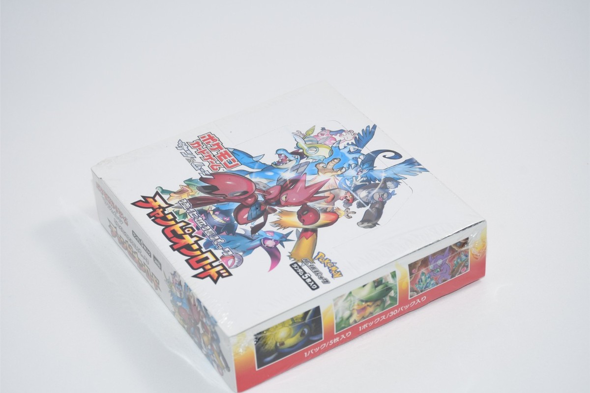 Pokemon Card Champion Road Booster Box Japanese Expansion Pack Sun & Moon