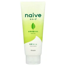 Naive, Face Wash, Green Tea, 4.5 oz (130 g)