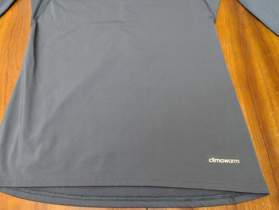 Adidas Techfit ClimaWarm Long Sleeve Mock Base Layer Medium / BNWT / Gray / $45 - Image 4 of 4