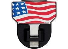 Carr 183032 HD Universal Hitch Step American Flag
