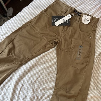Twisted Soul braune Engineered Fit Chino Denim Herrenjeans W28 R neu mit Etikett