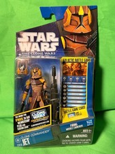 Star Wars Clone Wars Clone Commander Jet CW38 Trooper Action Figure