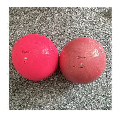 Chacott Rhythmic Gymnastics Balls CXA & CWC Pink Light Pink Plastic 6in Glossy