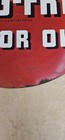 MacMillan Ring-Free Motor Oil Gas & Oil Advertising Sign / Red, White & Black — photo 6