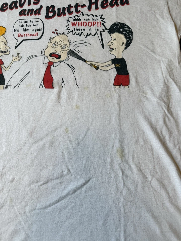 Camisa deportiva vintage MTV de una sola puntada Beavis y ButtHead Russell hecha en EE. UU. Foto 3 de 4