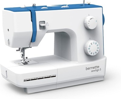 Bernette sew&go 5 Nähmaschine Freiarm 23 Programme Einfädelhilfe Fadenabschneide