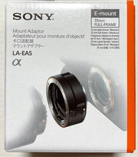 Sony LA-EA5 A-mount Lens Adapter for E-mount Cameras Silver/Black