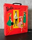 Vintage 1961 Barbie Doll Case Black Ponytail TM Lic by Mattel Inc Ponytail Vinyl