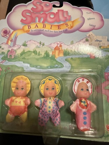 1989 Galoob So Small Babies Flowers 3 Pack Sealed! Rare New In Box