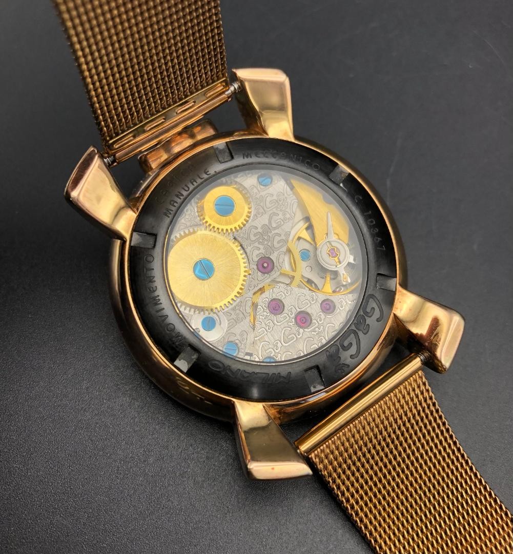 GaGa MILANO ガガミラノ Gaga Milano Analog Manual Men Gagamilano E Vintage 738627183