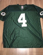 Vintage Brett Favre 4 Green Bay Packers NFL Green Football Jersey Men  s 2XL