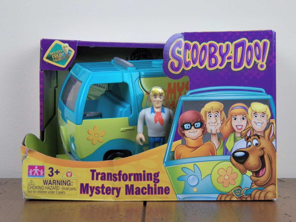Scooby Doo Transforming Mystery Machine Van Fred Figure Toy