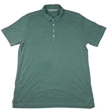 Travis Mathew Polo Large Green Golf Golfing Preppy Casual