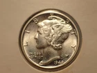 1942 D Mercury Dime...Full Bands...Lustrous..Gem BU...Check it out !!!