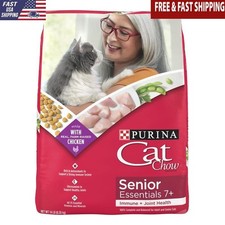 Senior Cat Food Dry Kibble W/ Real Chicken Glucosamine Antioxidants 14 lb New 1.91 per pound