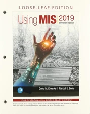 Using mis 2019 eleventh edition loose-leaf includes binder