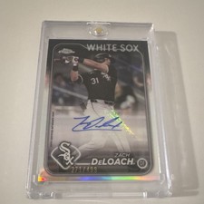 Topps Chrome Update 2024 Zach DeLoach Rookie Auto #AC-ZD Refractor /499