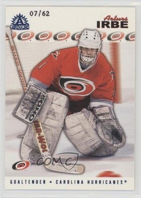 2001-02 Pacific Adrenaline Blue 7/62 Arturs Irbe #34 e6p