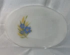 Vintage Fire King Forget Me Not 12 Inch Serving Platter B9