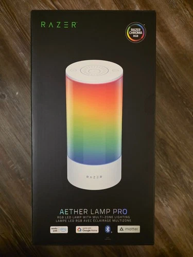 Razer Aether Lamp Pro RGB LED Lamp with Multi-Zone Lighting - New, Sealed