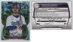 2023 Bowman Chrome Sapphire Edition Prospects Aqua /99 Oswaldo Osorio #BCP-152