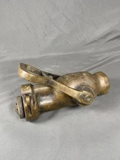 Vintage Solid Brass Rockwood Sprinkler Co Waterfog Fire Hose Nozzle Firefighting