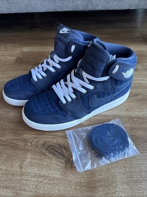 Air Jordan 1 Retro KO High Canvas  Obsidian   Bronze , 638471-403, US 10, EUR 44
