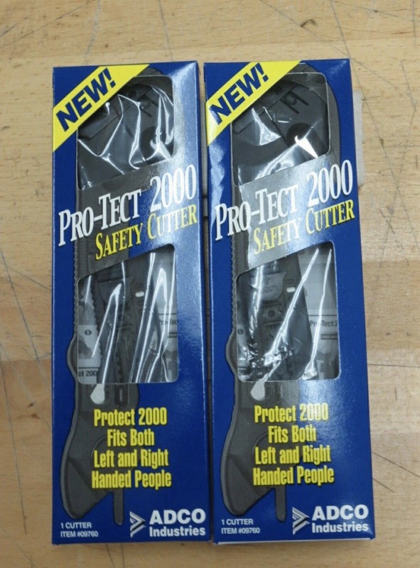 Lot of 2 Pro-Tect 2000 Safety Cutter Fits Both Left & Right Handed