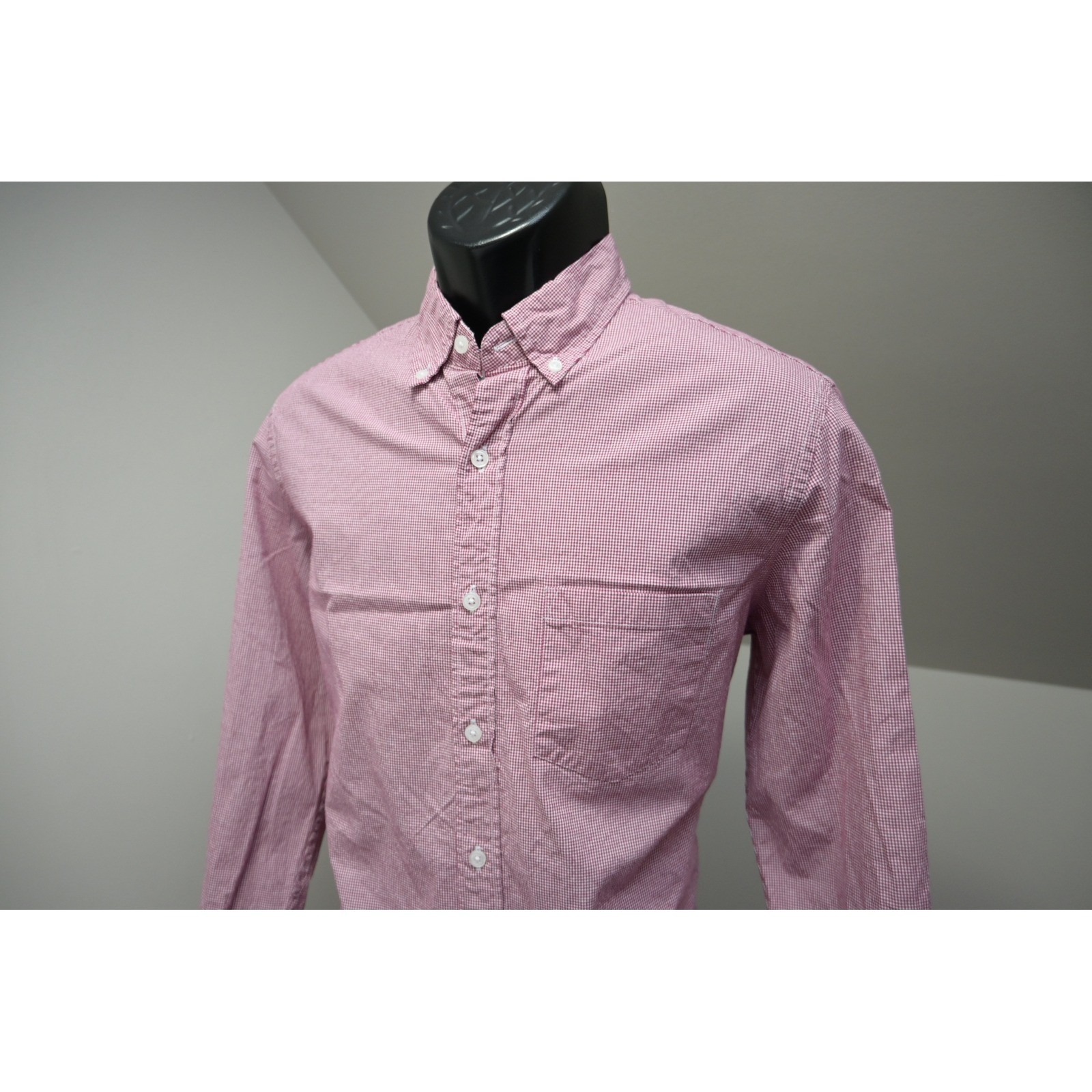 J.Crew Flex Button Down Mens Medium Red Gingham E… - image 3