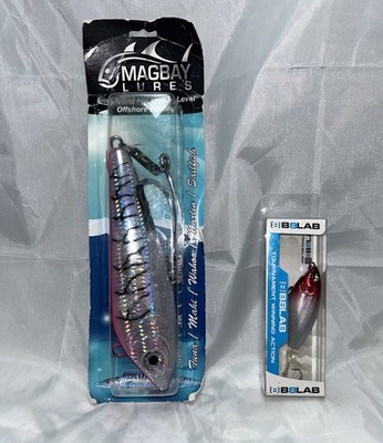 Magbay Lures Wahoo Lure Desperado Series 7.5  Pink And Silver With B8 Lab Lure