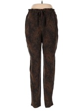 Donna Karan New York Women Brown Silk Pants P