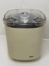 Vintage Oster Ice Cream Maker Quick Freeze 768-08 Used
